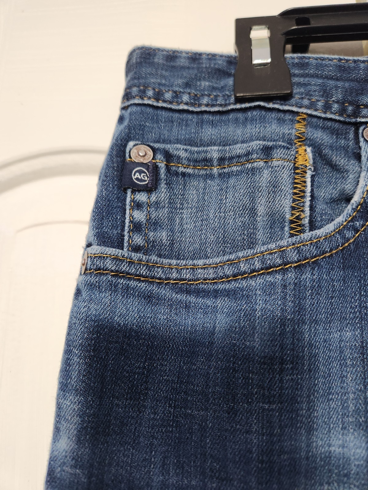 Adriano Goldschmied AG size 33 W 32 L The Protege Straight Leg Mens Jeans Denim thumbnail 2