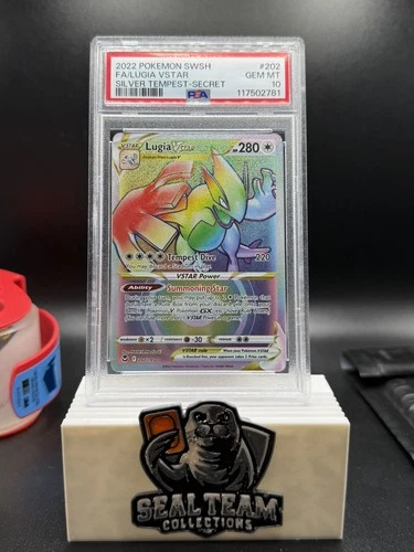 Pokemon Lugia VSTAR Silver Tempest Secret Rare #202 PSA 10 Gem Mint