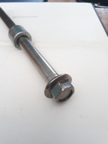 Yamaha rd350lc Rd250lc rear wheel spindle and brake side spacer | eBay UK