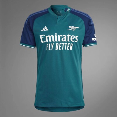 Adidas Arsenal Third Jersey 2023/24 - Green | eBay