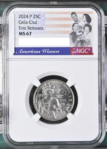 2024 P Philadelphia Celia Cruz Womens Quarter NGC MS 67 First Releases