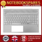 FOR HP PAVILION 15-CS1009NK REPLACEMENT SILVER PALMREST COVER WITH UK KEYBOARD
