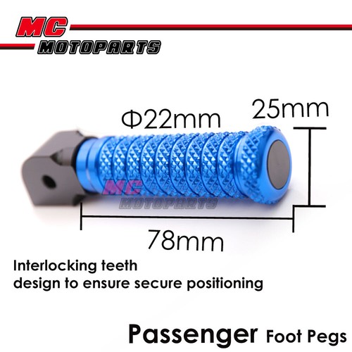 MGrip CNC Rear Foot Pegs Fit Ducati Streetfighter 1098cc / S 2008-2014 09 10 - Picture 8 of 14