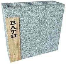 Sandstone Collection Bath Series Toothbrush Toothpaste Holder Bathroom Stone