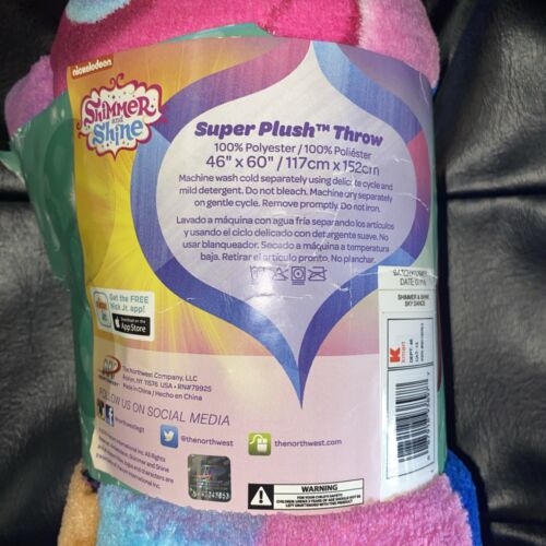 Shimmer & Shine Blanket Flannel Throw for Bed Sofa Lightweight Gift 46” X 60” - Picture 3 of 4