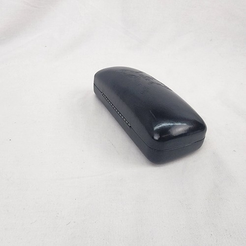 Anna Sui Eyeglasses Case Black Hard Clamshell With Purple Plum Felt Lining - Picture 4 of 7