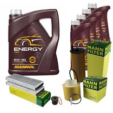 MANN Inspektionspaket 9 L MANNOL Energy 5W-30 für Audi A6 Avant 2.7 TDI 4F5 C6