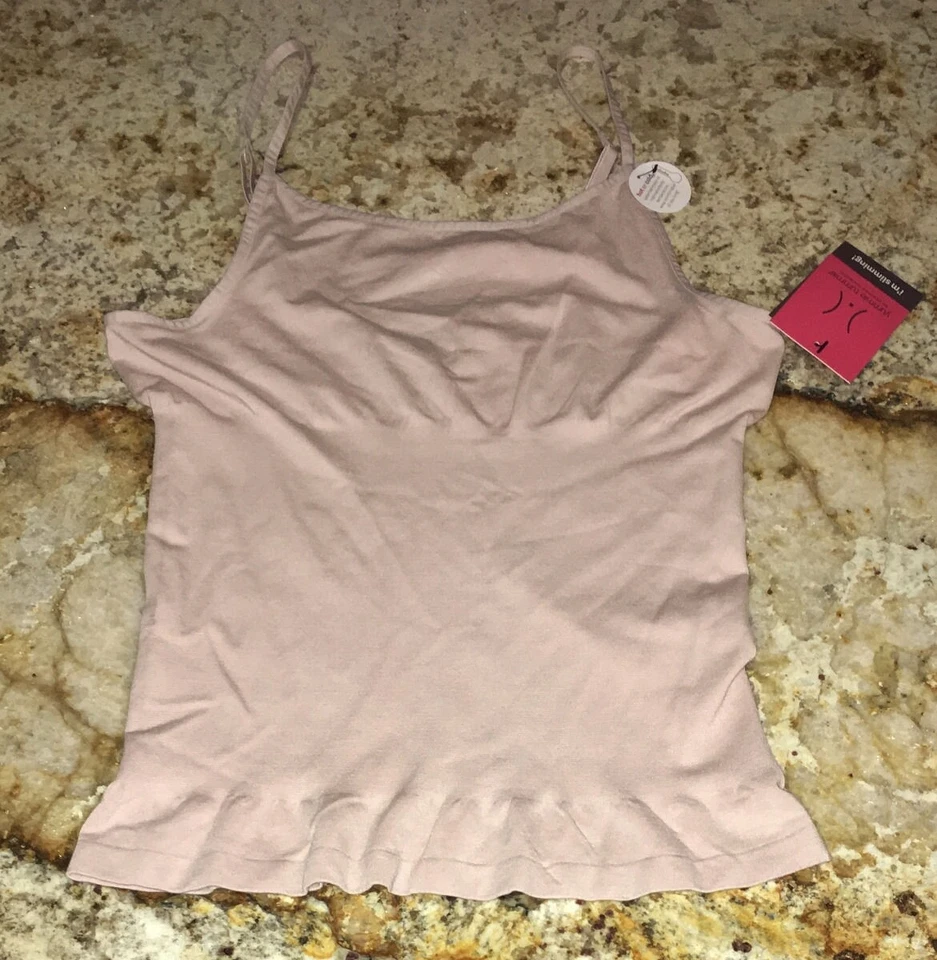 Top Yummie Tummie Sylvie Cami Hush Desnudo Control Firme Sin Costuras NUEVO Para Mujer L/XL Foto 2 de 4