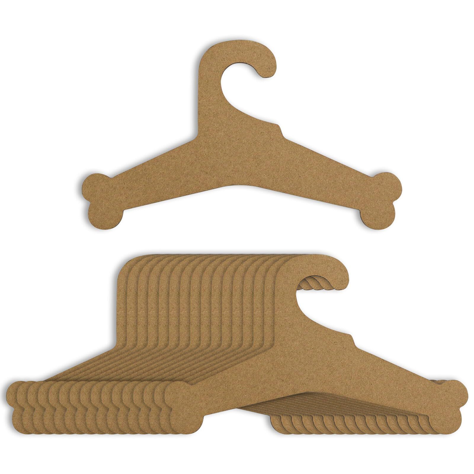 Sturdy 9.8 Inch Baby Clothes Hangers Wooden Cardboard Kids Hangers