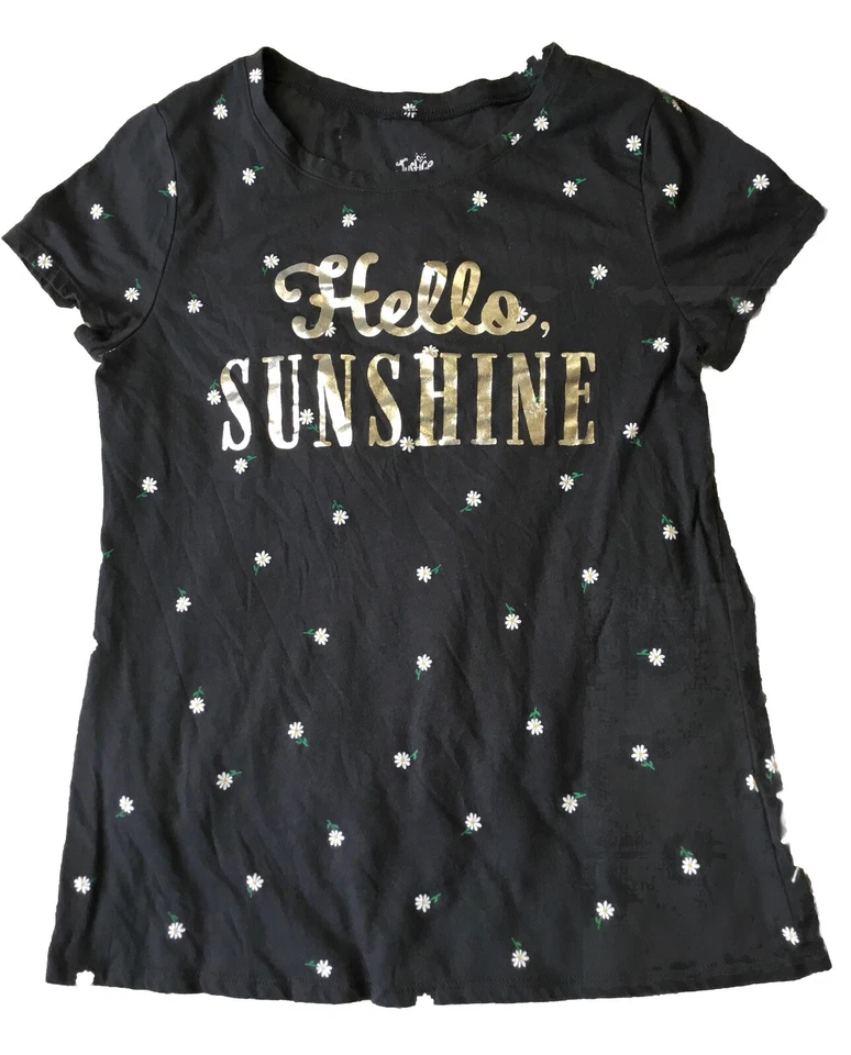 JUSTICE Girls size 14/16 16 SUNSHINE GIRL POWER T SHIRTS JEANS SET - Image 3 of 4