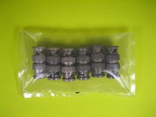 Amphenol - UG-491 A/U - BNC Male to Male Connector Lot of 6 