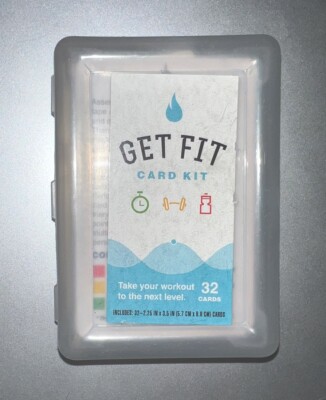 32 NEW! Get Fit Cards Kit Exercise Workout Game Fitness Activity New in ...