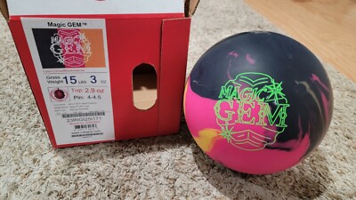 【15lbs 3oz】Magic GEM Little Gems Roto Grip Magic Gem Bowling Ball - 15lb Hybrid Beast