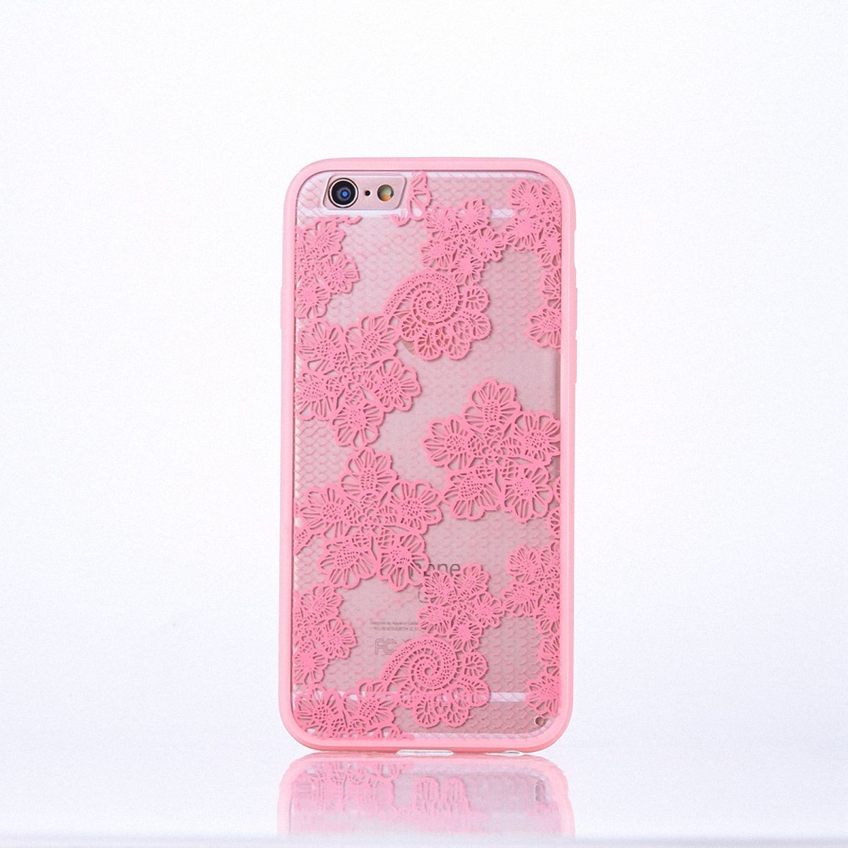 Apple iPhone 6S Plus Phone Case Mandala Design Protection Cover Flowers Pink New