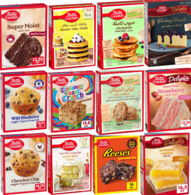 Betty Crocker Super Moist Cake Mix Quick and Easy Free Shipping World Wide