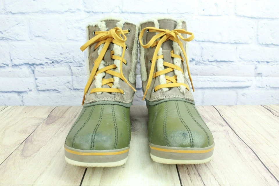 Botas de mujer LL Bean Rangeley de cuero multicolor aisladas al tobillo talla 11 M Foto 4 de 4