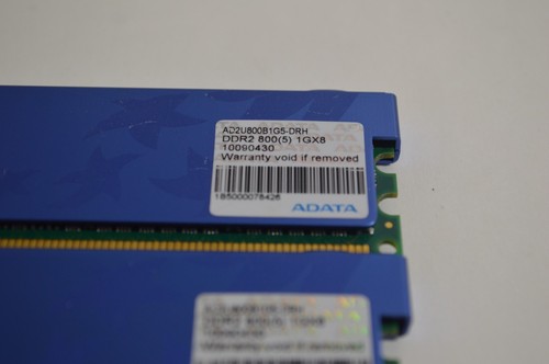6GB DDR2 DIMM Memory Lot – SAMSUNG, ADATA, PC2-6400U RAM - Picture 3 of 8