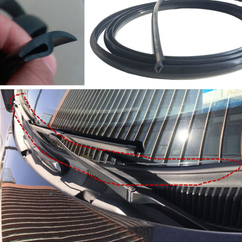 Car Front Windshield Panel Seal Strip Rubber Sealed Moulding Accessories - Foto 5 di 12