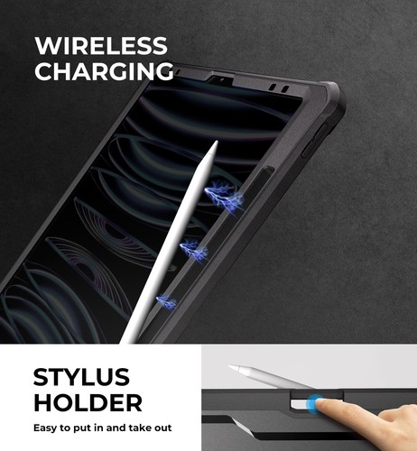 Funda Dexnor para iPad Pro 12.9'' 6ta 5ta 4ta Generación Soporte Lápiz Cubierta - Imagen 23 de 60