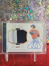 2018 Panini National Treasures J.D Davis RC Patch Auto 8/25 CMS-JD NM beauty