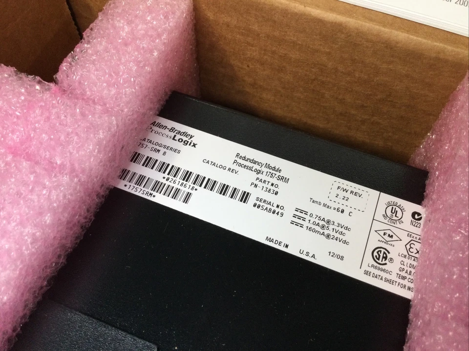 ALLEN BRADLEY 1757-SRM PROCESSLOGIX CONTROLLOGIX SYSTEM REDUNDANCY MODULE,SER.B - Image 3 of 3