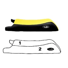 SBT BlackTip BLACK Seat Cover Yamaha 1991-95 VXR 650/1993-94 VXR PRO 700 -...