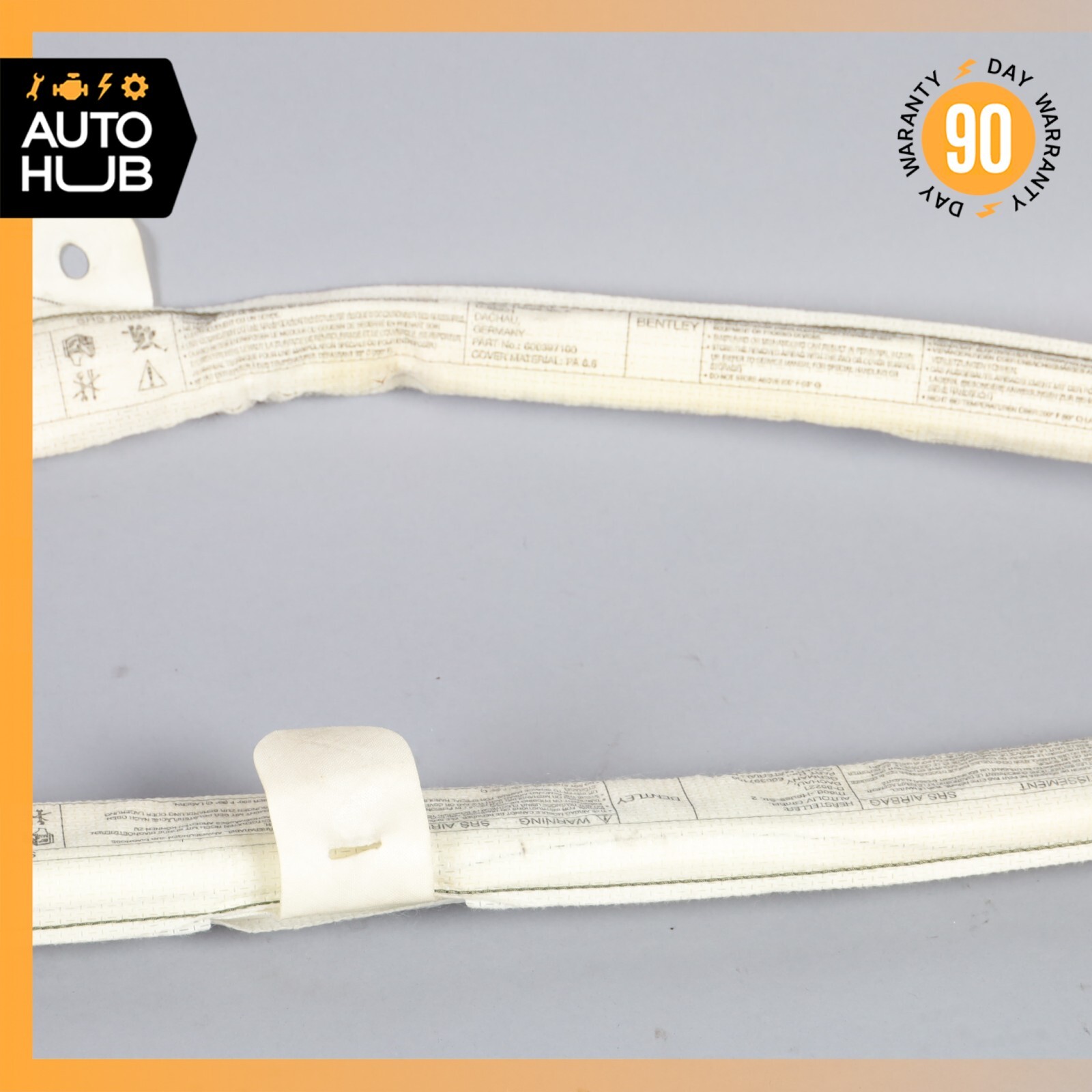 03-10 Bentley Continental GT Coupe Roof Curtain Airbag Air Bag Right Side OEM