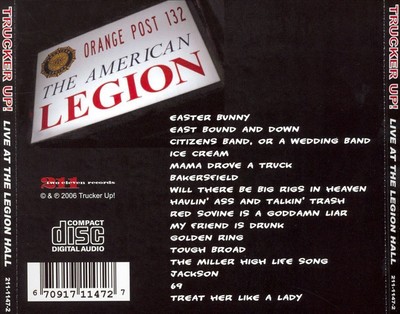 TRUCKER UP! - LIVE AT THE LEGION HALL [PA] NEW CD