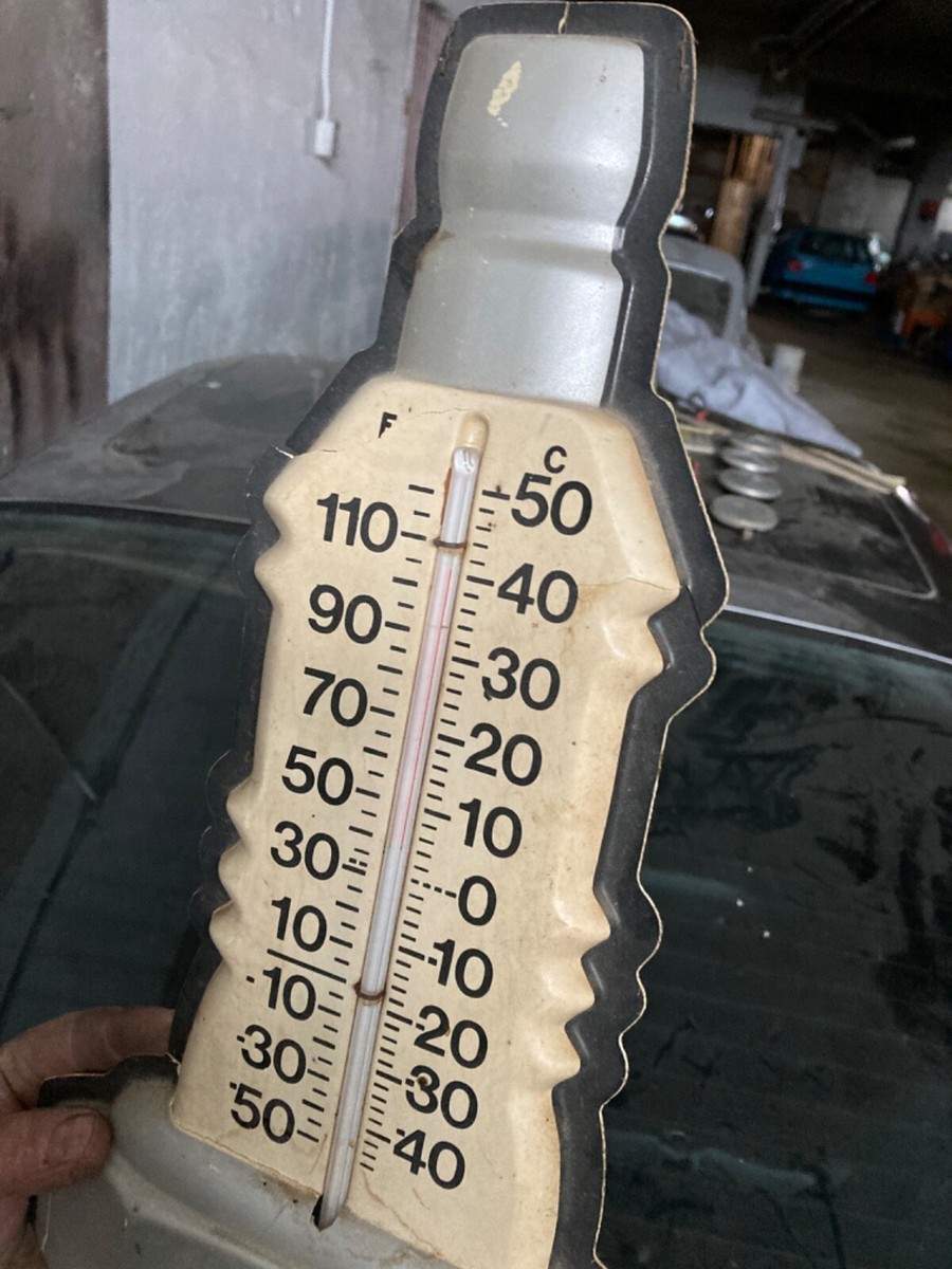 CHAMPION Spark Plug Thermometer Marketing Display plastc | eBay