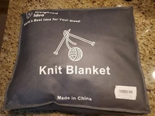 Weighted Idea Chunky Knit Weighted Blanket Twin Size Cooling for Adults...