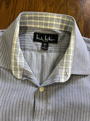 nicole miller dress shirts mens Nicole Miller Men's Slim Fit Dress Shirt