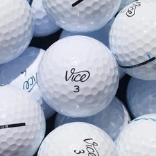 48 Vice White Used Golf Balls Great Condition [4A / 5A Mix] - FREE SHIPPING!
