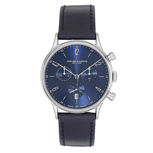 ABELER & SÖHNE Chrono AS3263 Herren Armbanduhr Saphirglas Ronda Werk