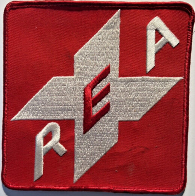 Vintage REA AMERICAN RAILWAY EXPRESS AGENCY 6'' X 6'' PATCH Sew On 3E