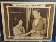 Lobby Card 1921 THE GREAT MOMENT Gloria Swanson not loving F Butler *ultra-rare