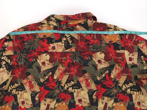 Camisa Munsingwear De Colección Viscosa Retro Arte Floral Niña Hawaiana Campamento Isla Para Hombres XL - Imagen 8 de 13