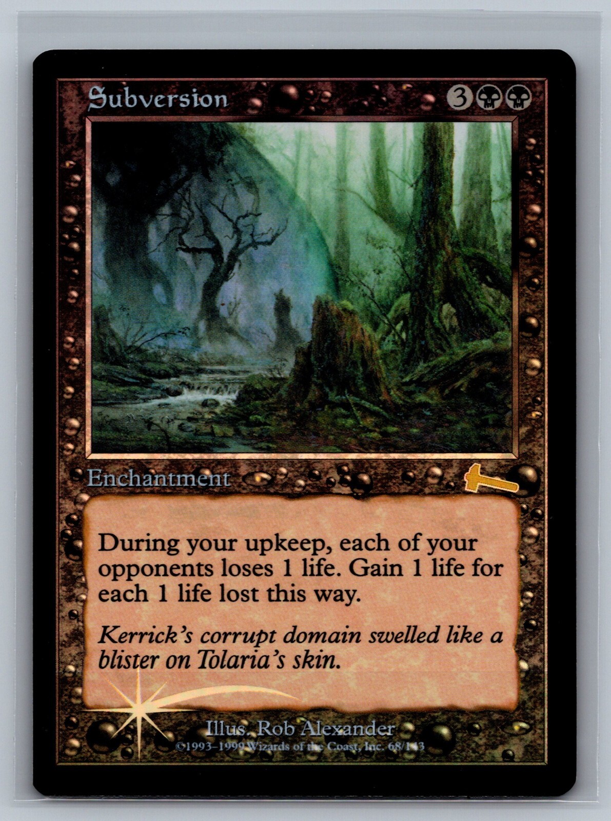 Magic The Gathering Urza's Legacy Subversion #68/143 Foil MTG TCG CCG