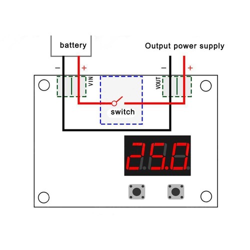 DE 12V-36V Batterie Niederspannungs Unterspannungsschutz Schutz LED Zubehör - Bild 9 von 10