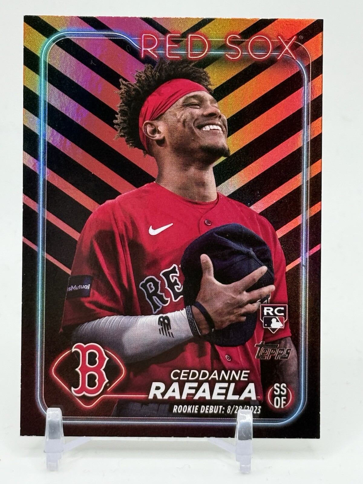 Ceddanne Rafaela Orange and Black Foil 2024 Topps Update Series #US110 Boston A8