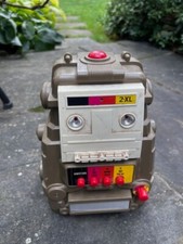 Vintage 2-XL MEGO CORP 1978 Talking Robot 8 Track Tape Player UNTESTED No Cord 