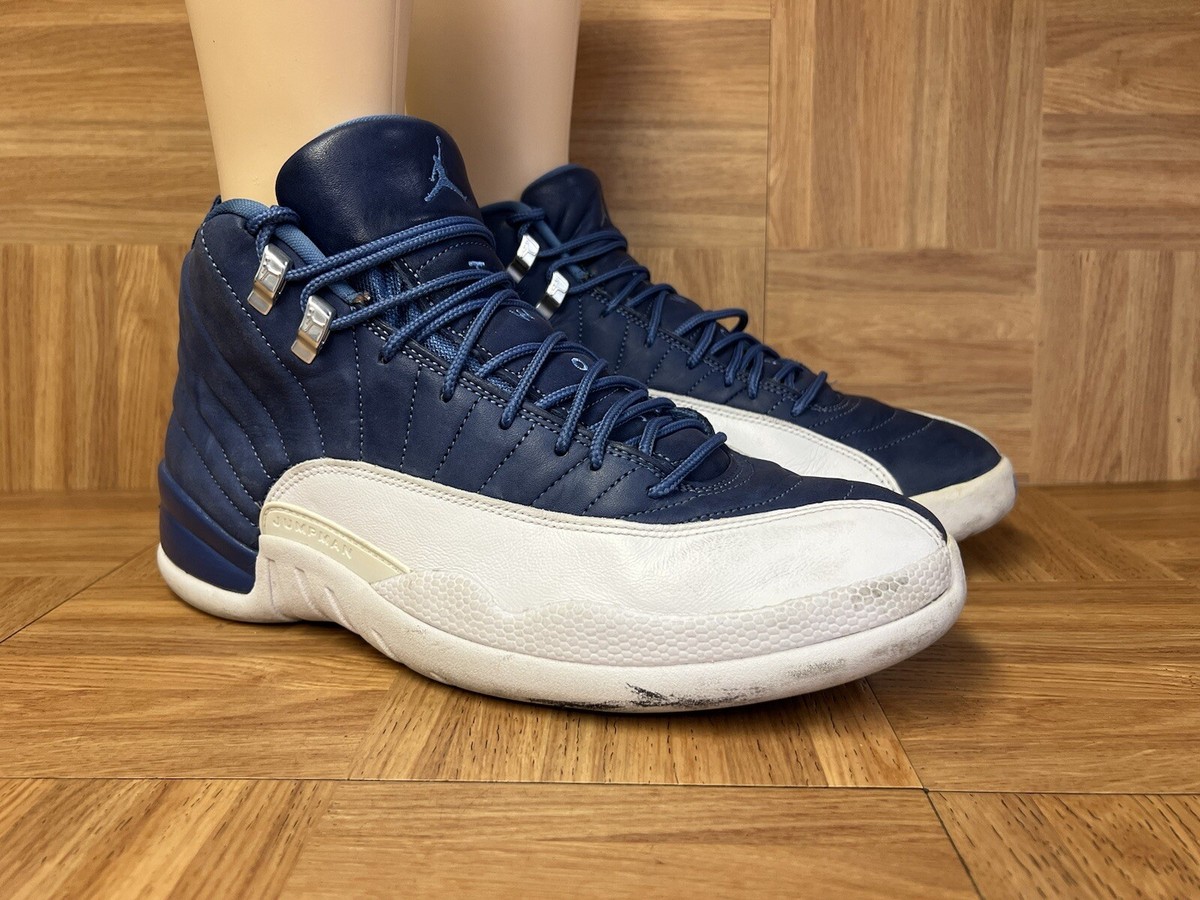 RARE🔥 Sz 12 Nike Air Jordan 12 XII Retro Indigo Blue 2020