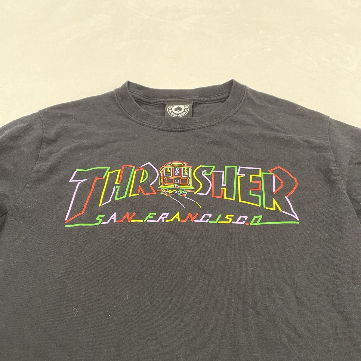 Thrasher Magazine T Shirt Skateboard San Francisco Long Sleeve