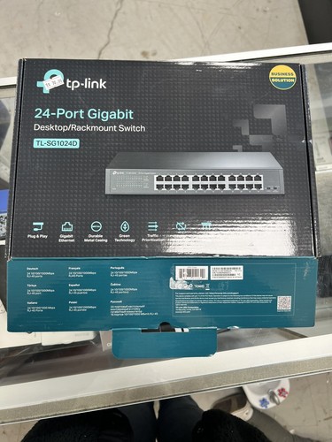 TP-LINK Technologies TP-Link (TL-SG1024D) 24-Ports Rack-mountable Ethernet...