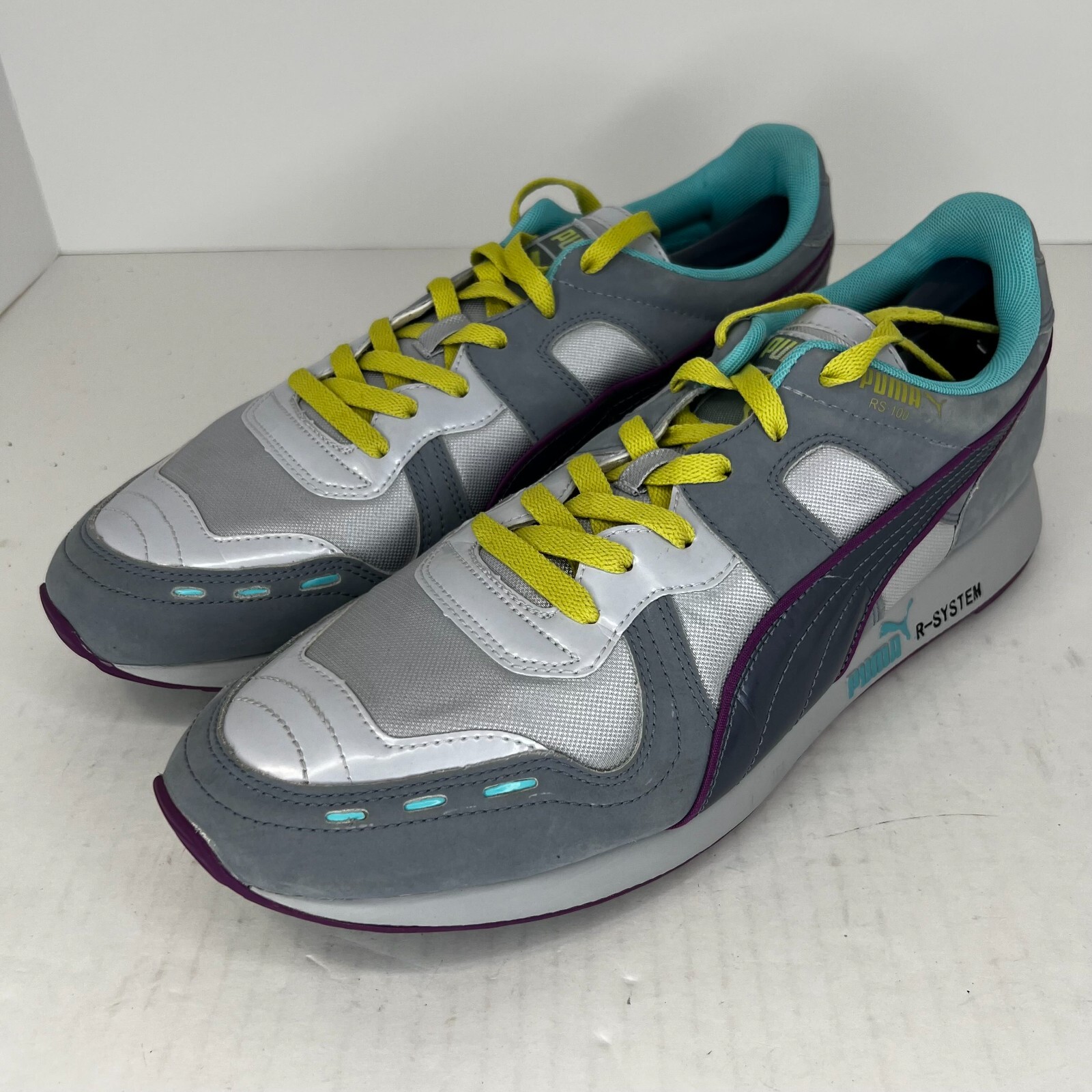 Zapatillas Puma Para Hombre 356616-02 RS100 Gris Opulence Tradewinds Grisilla Talla 13