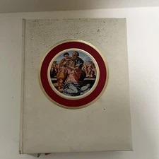 Vintage 1969  Holy Bible Michelangelo Edition King James Version 10.5" x 8.5”