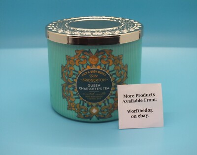 Limited Edition Bridgerton Queen Charlotte's Tea Bath & Body Works 3 Docht Kerze