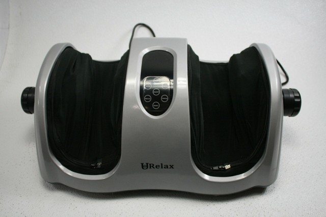 URelax Light Gray Shiatsu Foot Massager with Heat for sale online | eBay