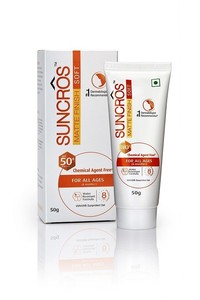 sunscreen with matte finish