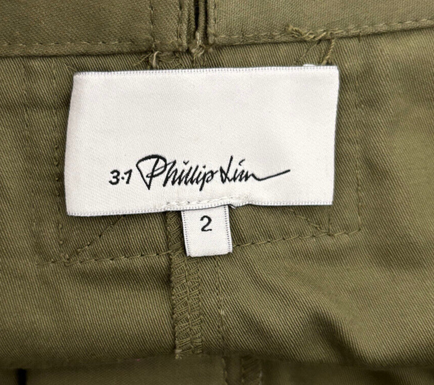 3.1 Phillip Lim Green High Waist Green Belted Shorts sz 2 | eBay display picture 2