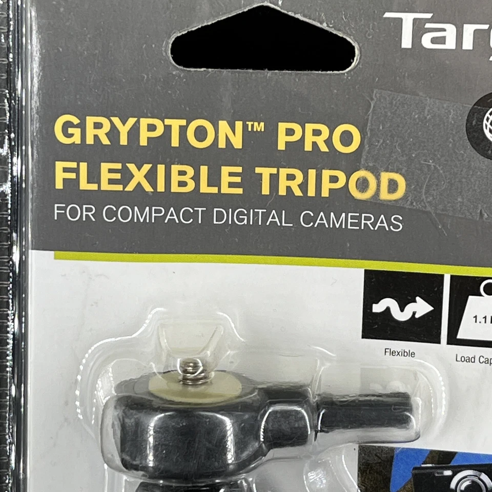 Targus TG-GT80G-101 Grypton Pro XL Flexible Tripod Black Gray (Package Damage) - Image 2 of 4